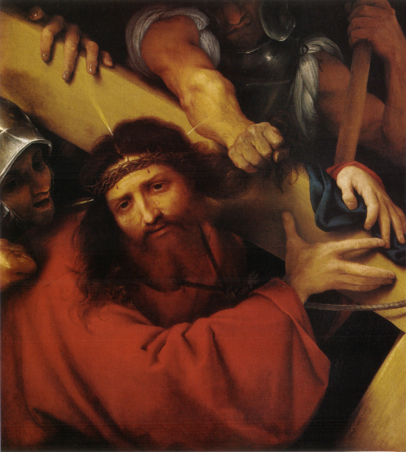 Nesení kříže - Lorenzo Lotto