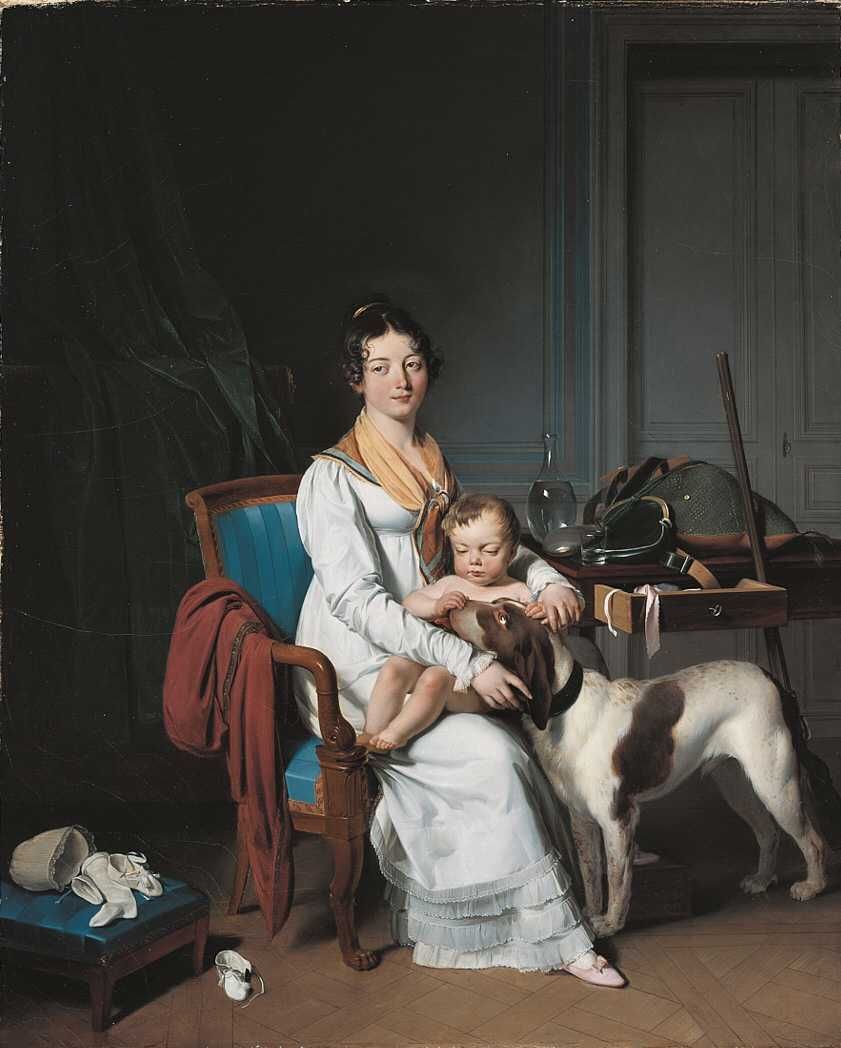 Intérieur avec mère et enfant - Louis-Léopold Boilly