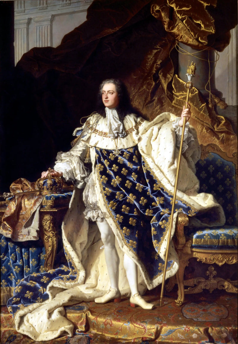 Ludvík XV., král Francie - Hyacinthe Rigaud