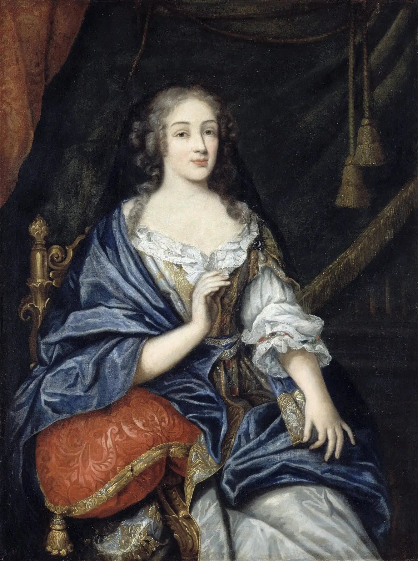 Louise-Françoise de la Baume Le Blanc Mademoiselle de la Vallière duchesse de Vaujours (1644-1710) - Jean Nocret