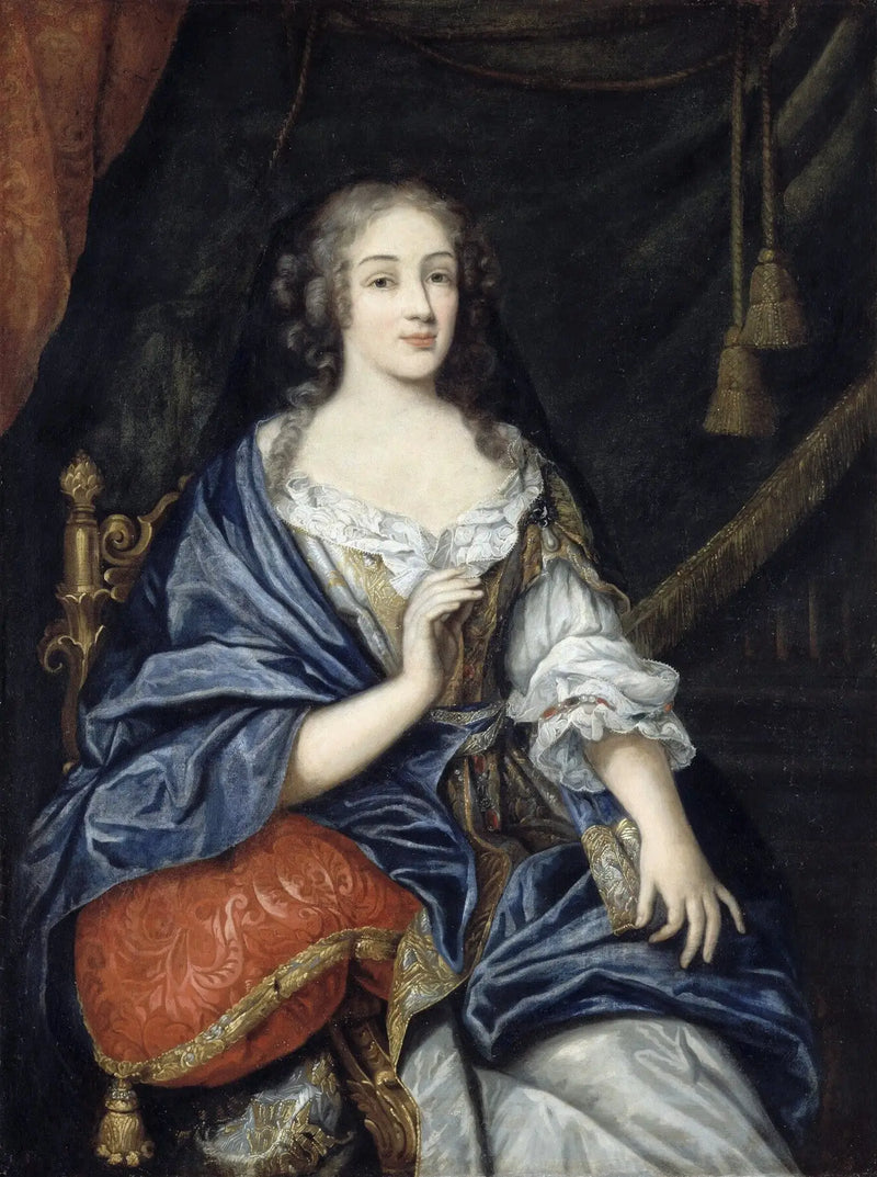 Louise-Françoise de la Baume Le Blanc, Mademoiselle de la Vallière, vévodkyně de Vaujours (1644-1710) - Jean Nocret
