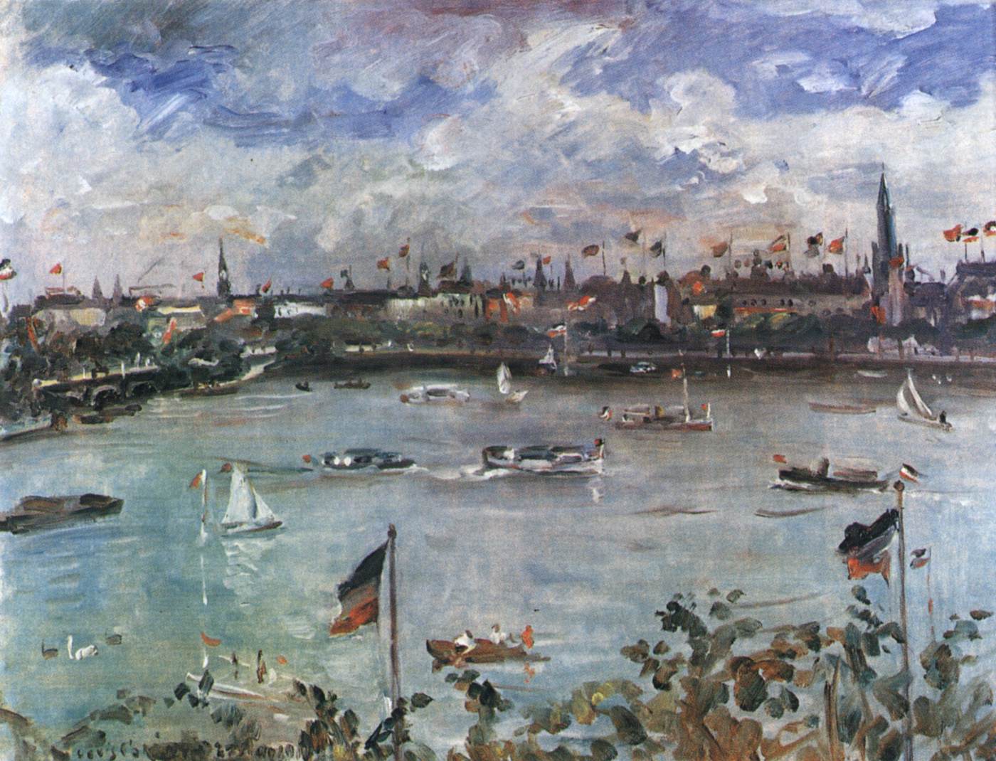 Journée de l'Empereur à Hambourg - Lovis Corinth