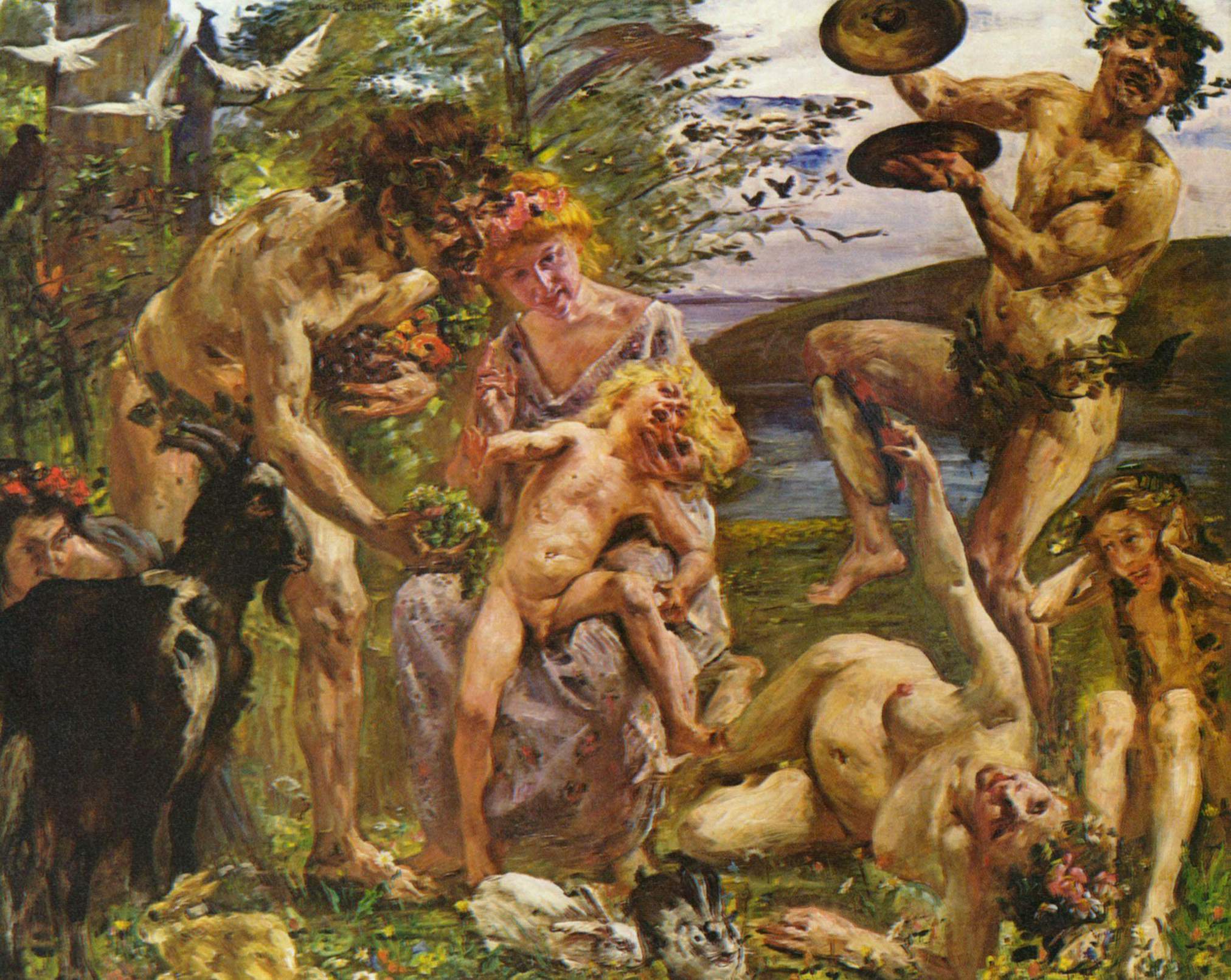 L'enfance de Zeus - Lovis Corinth