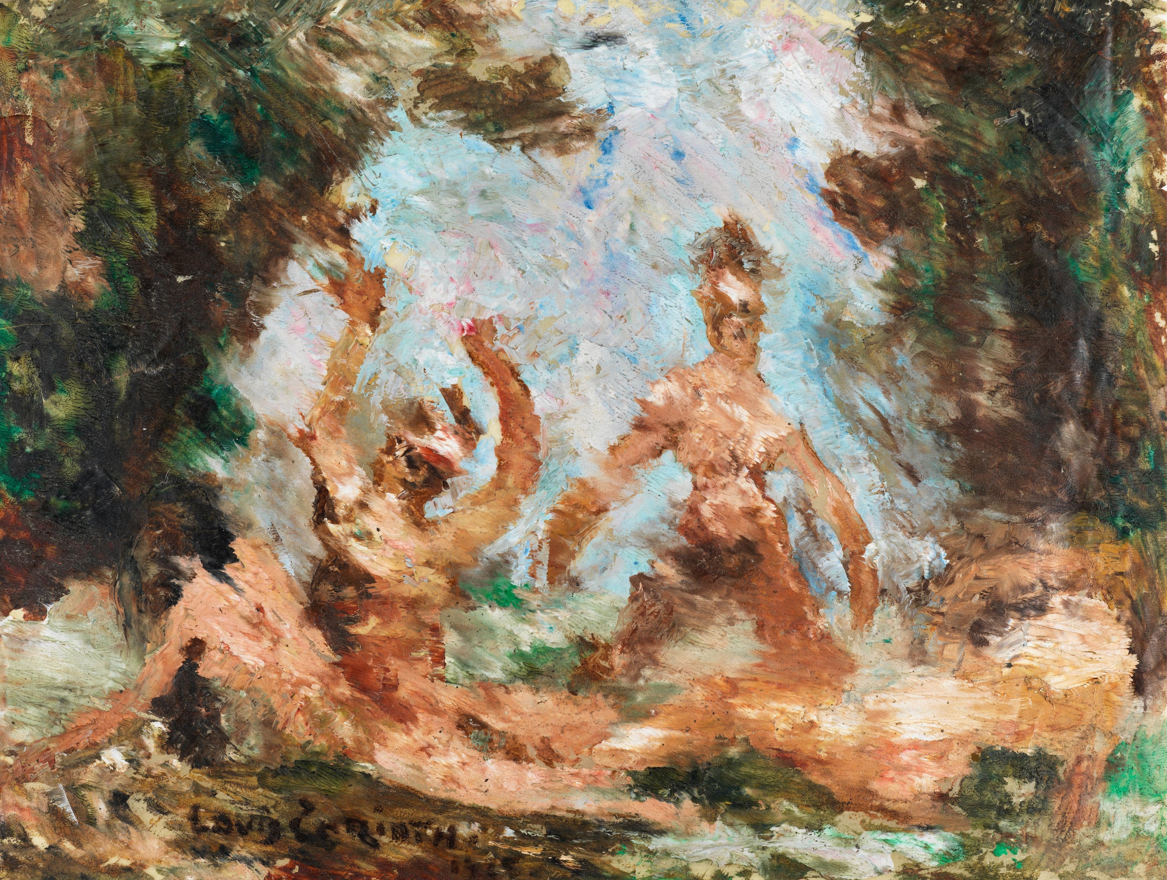 Baigneurs en plein air - Lovis Corinth