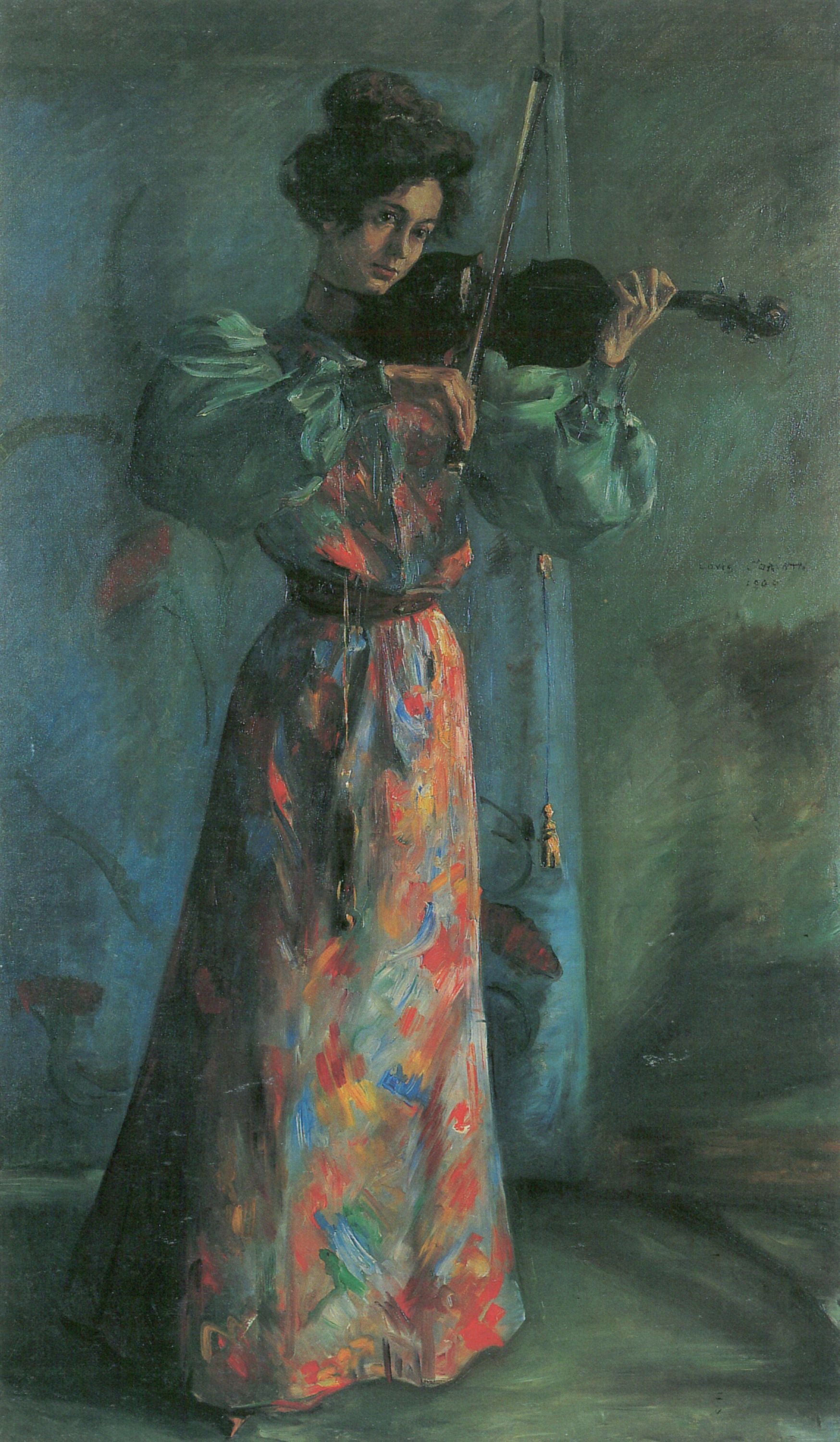 La Violoniste - Lovis Corinth