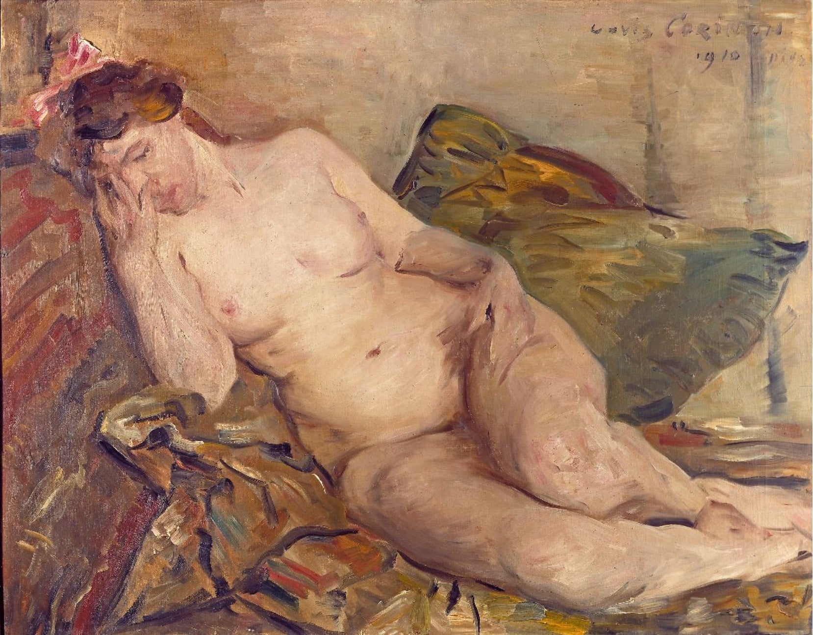 nu allongé - Lovis Corinth