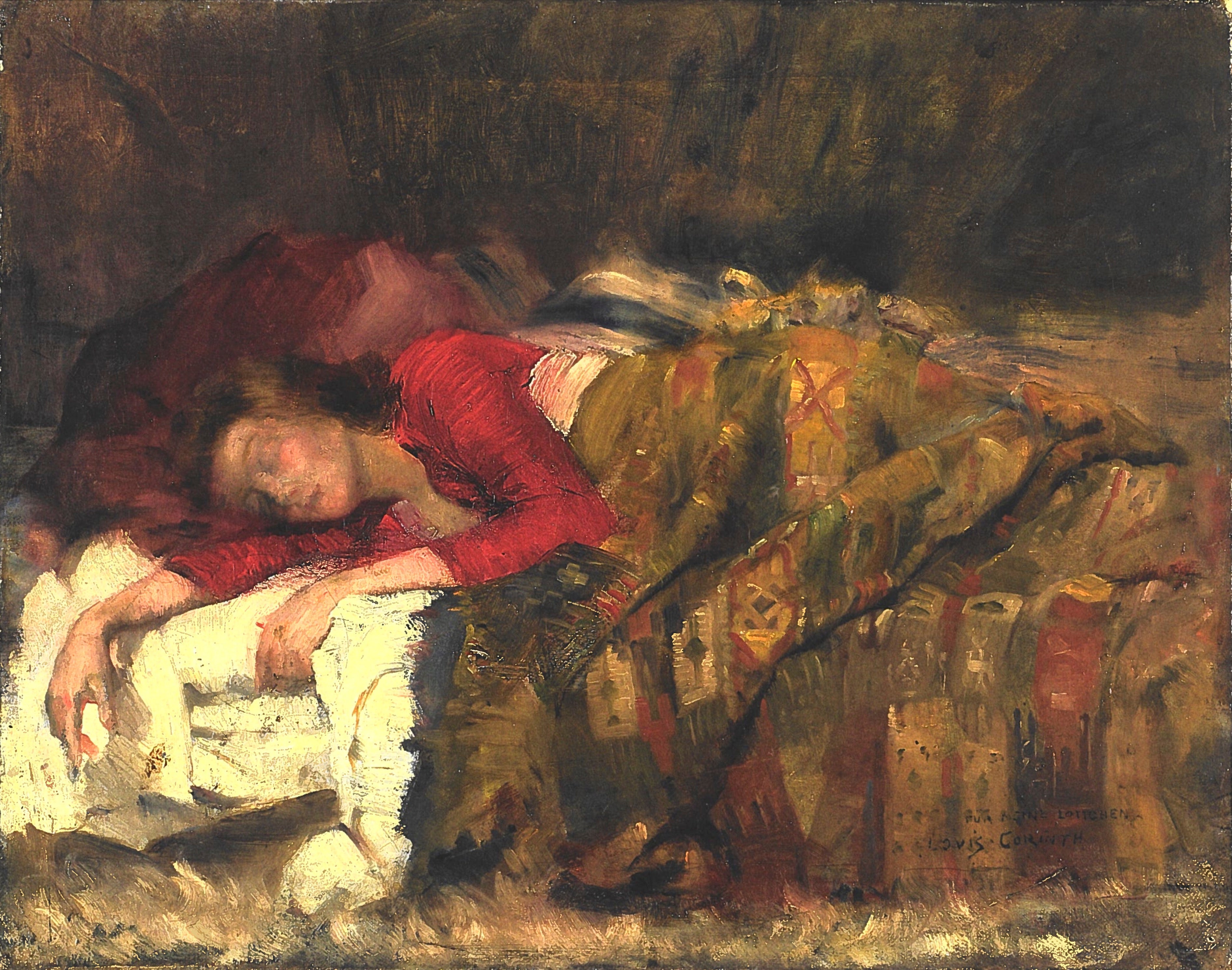 Jeune Femme endormie - Lovis Corinth