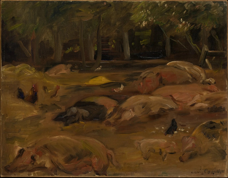 La porcherie - Lovis Corinth