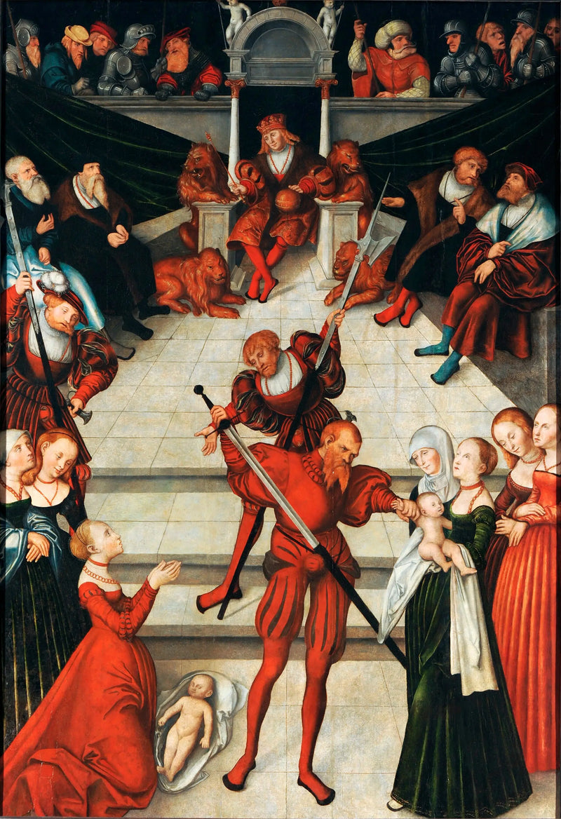 Soud Salomona - Lucas Cranach starší