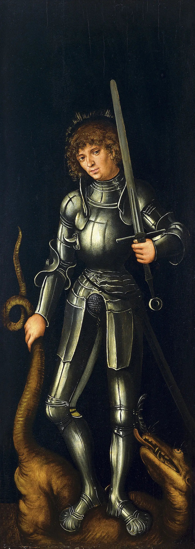 Světélka svatého Jiří (pravé boční křídlo) - Lucas Cranach starší