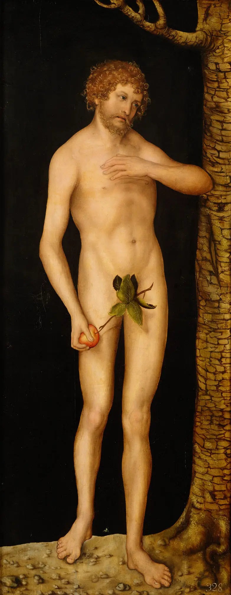 La chute de l’homme: Adam - Lucas Cranach the Elder - Alpha Reproduction