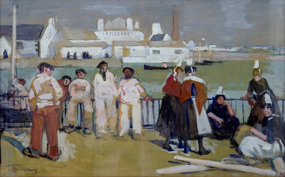 sardinerie à Penmarc'h - Lucien Simon