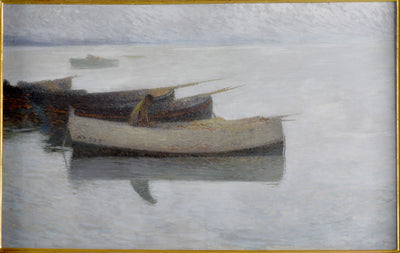 Marine par temps gris - Henri-Jean Guillaume Martin