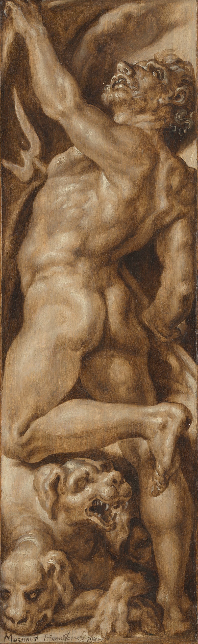 Pluton et Cerbère - Maarten van Heemskerck