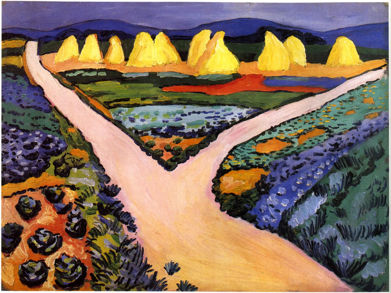 Zahradní záhony - August Macke