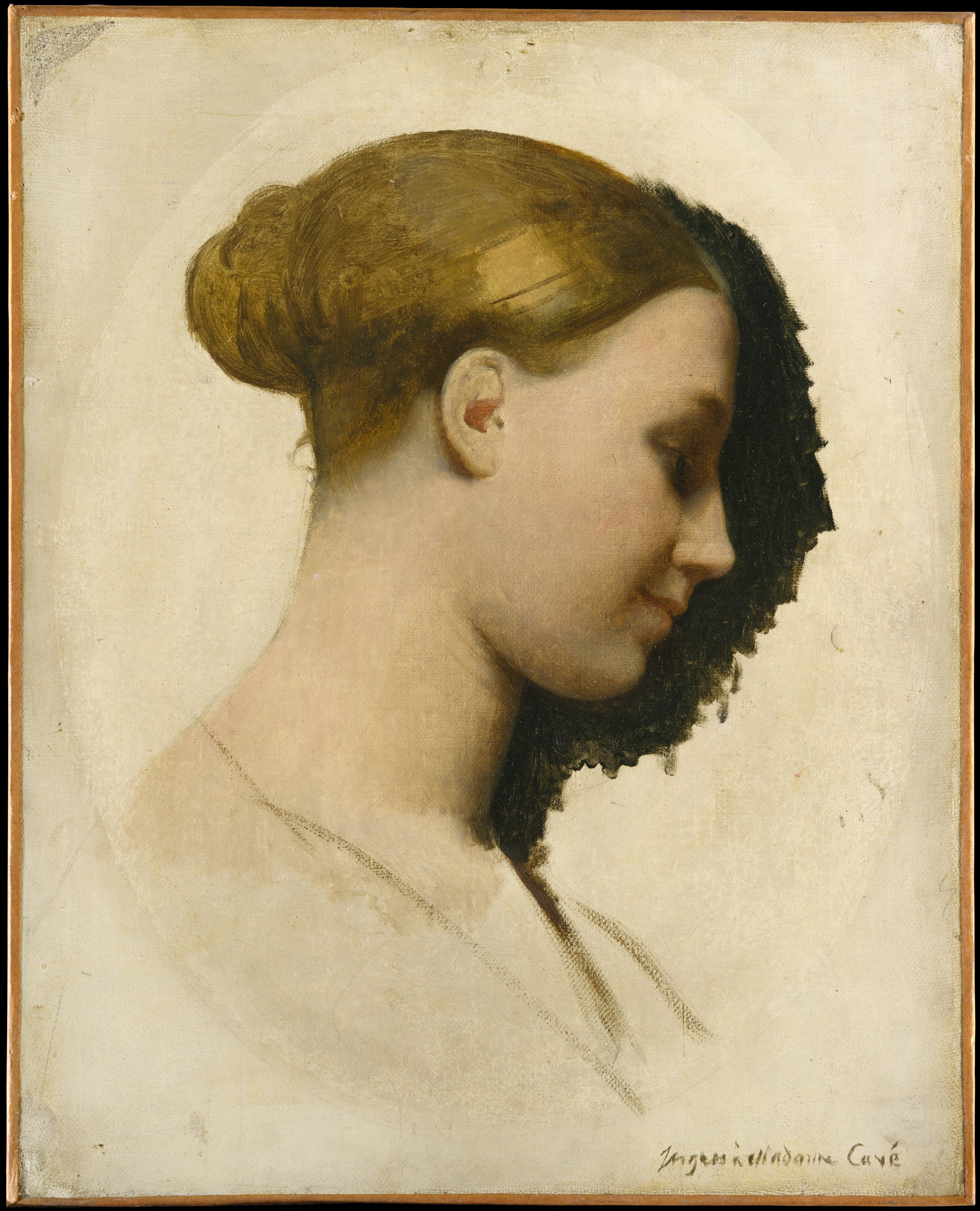Paní Edmond Cavé (Marie-Élisabeth Blavot, narozená v roce 1810) - Jean-Auguste-Dominique Ingres