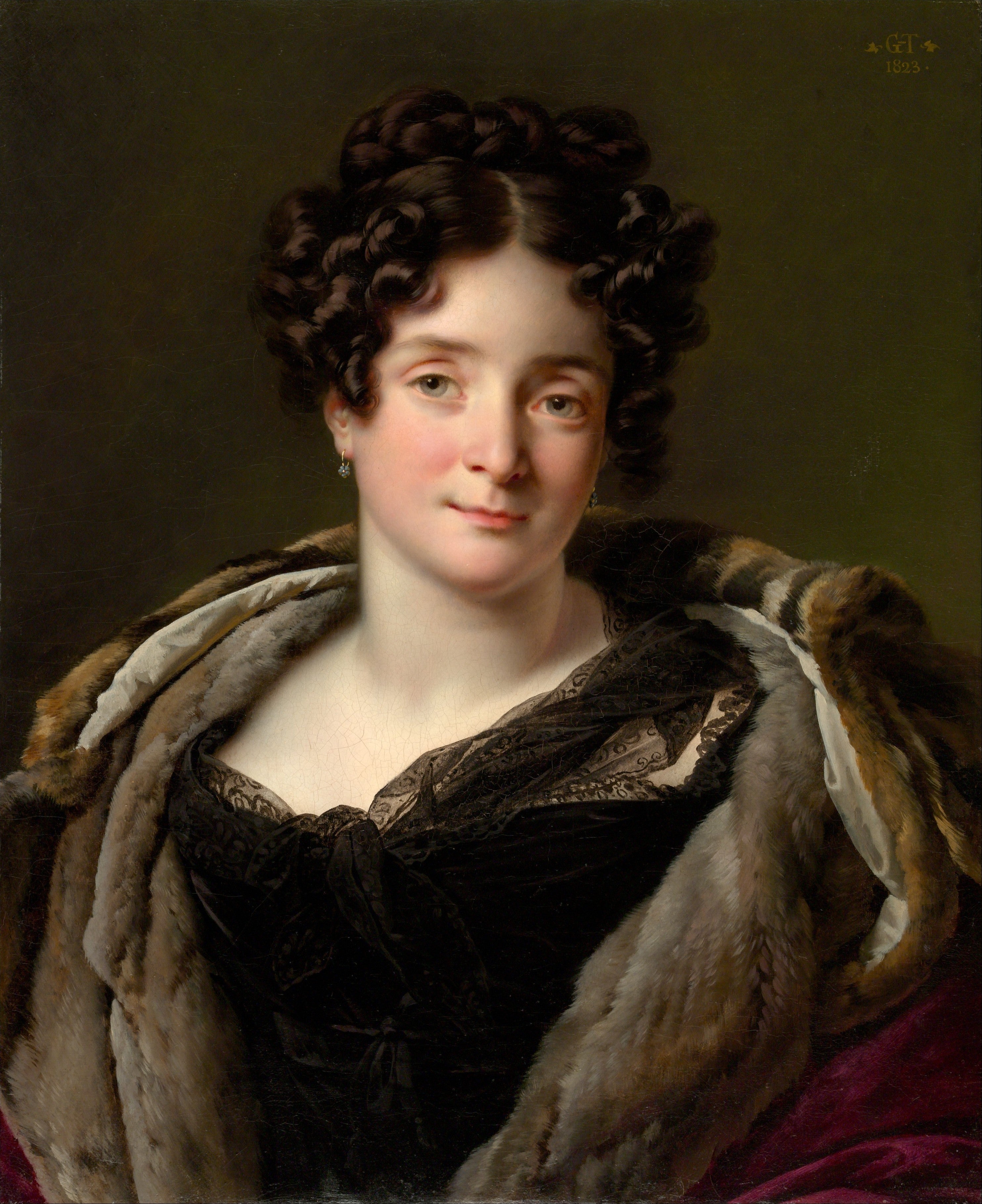 Madame Jacques-Louis-Étienne Reizet (Colette-Désirée-Thérèse Godefroy, 1782-1850) - Anne-Louis Girodet
