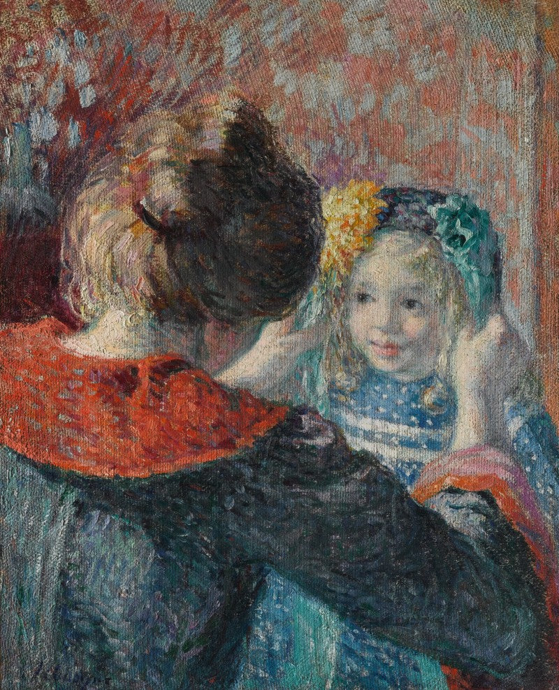 Madame Lebasque et sa fille Martha - Henri Lebasque