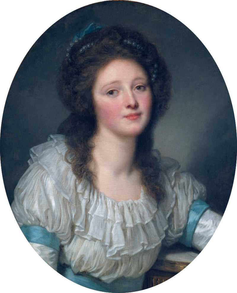 Portrét paní Mercier - Jean-Baptiste Greuze