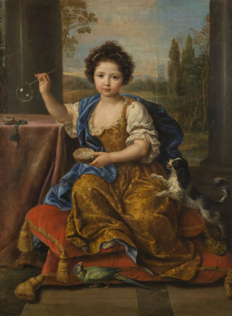 Louise-Marie de Bourbon, vévodkyně z Orléans, známá jako mademoiselle de Tours - Pierre Mignard
