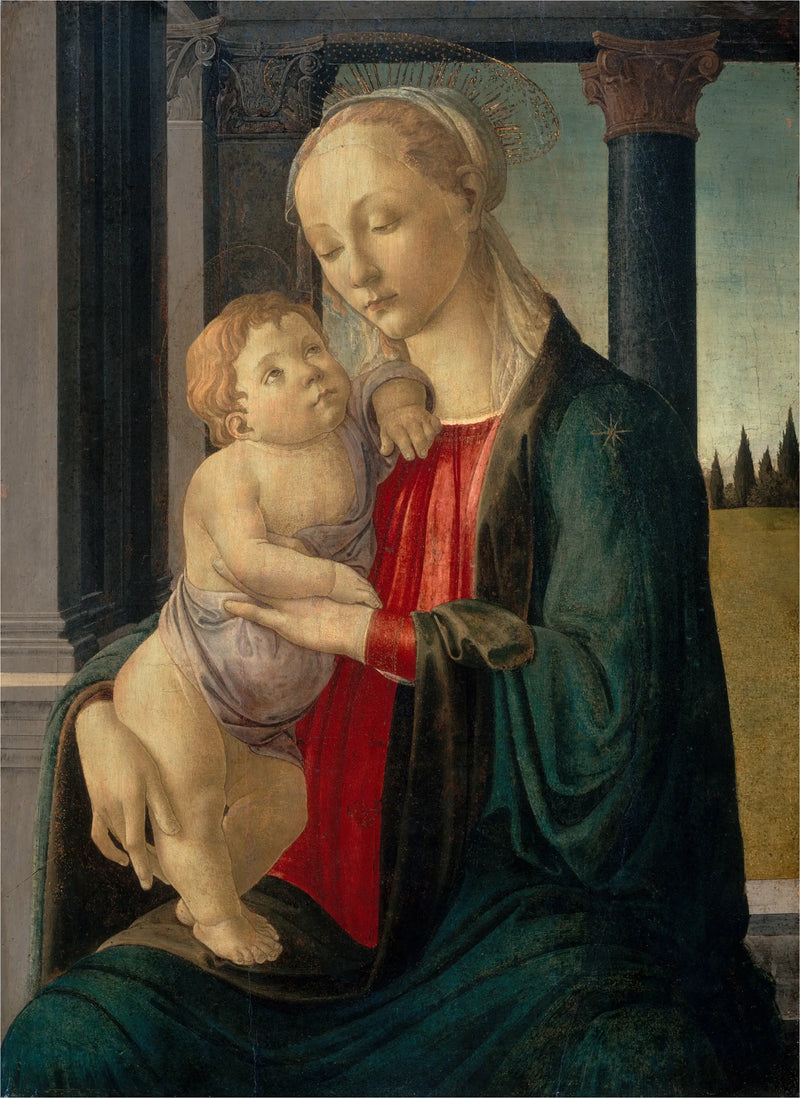 Panna s dítětem - Sandro Botticelli