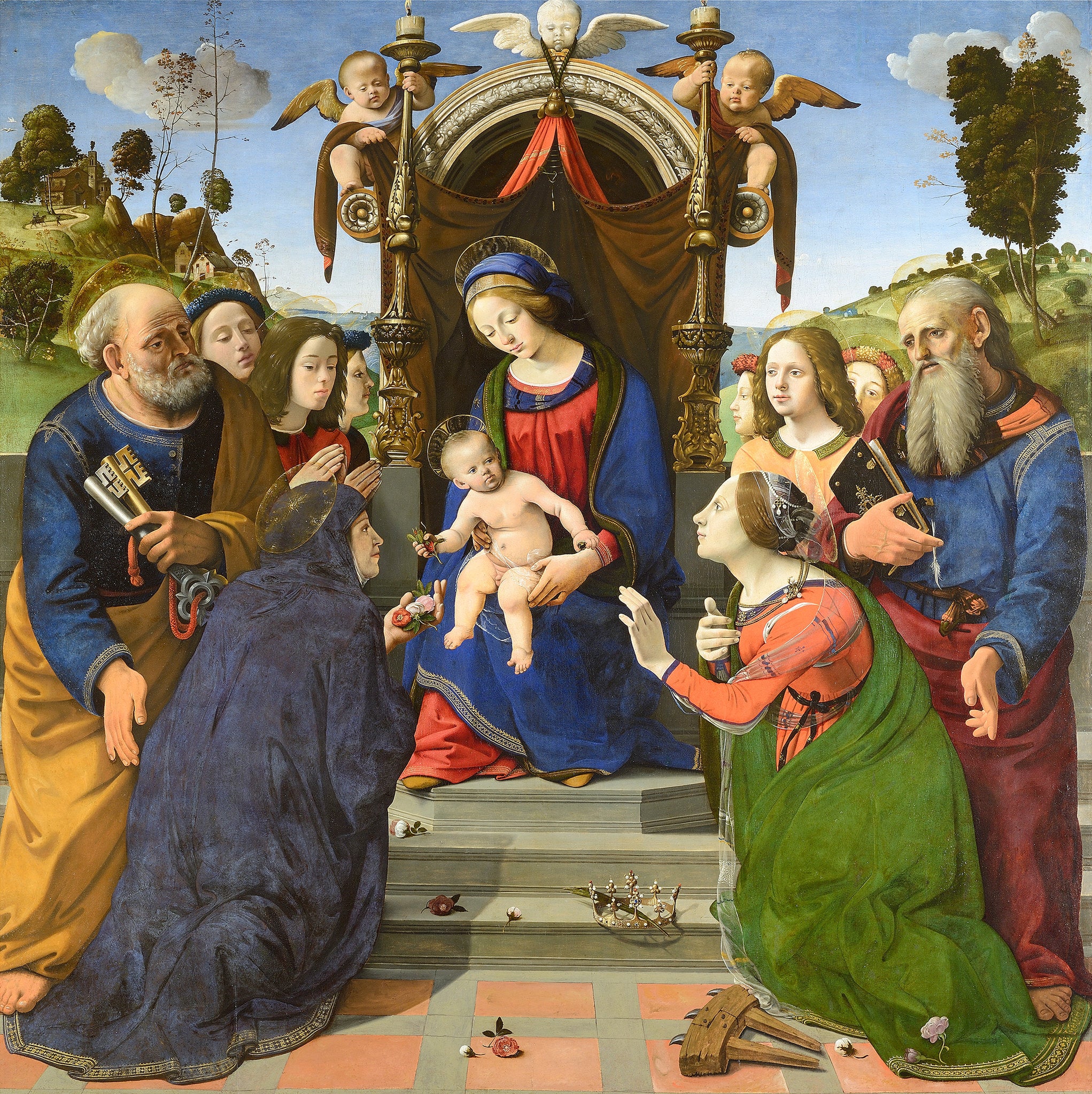 Conversation sacrée Del Pugliese - Piero di Cosimo