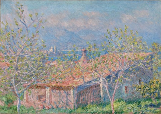 Zahradníkův dům v Antibes - Claude Monet