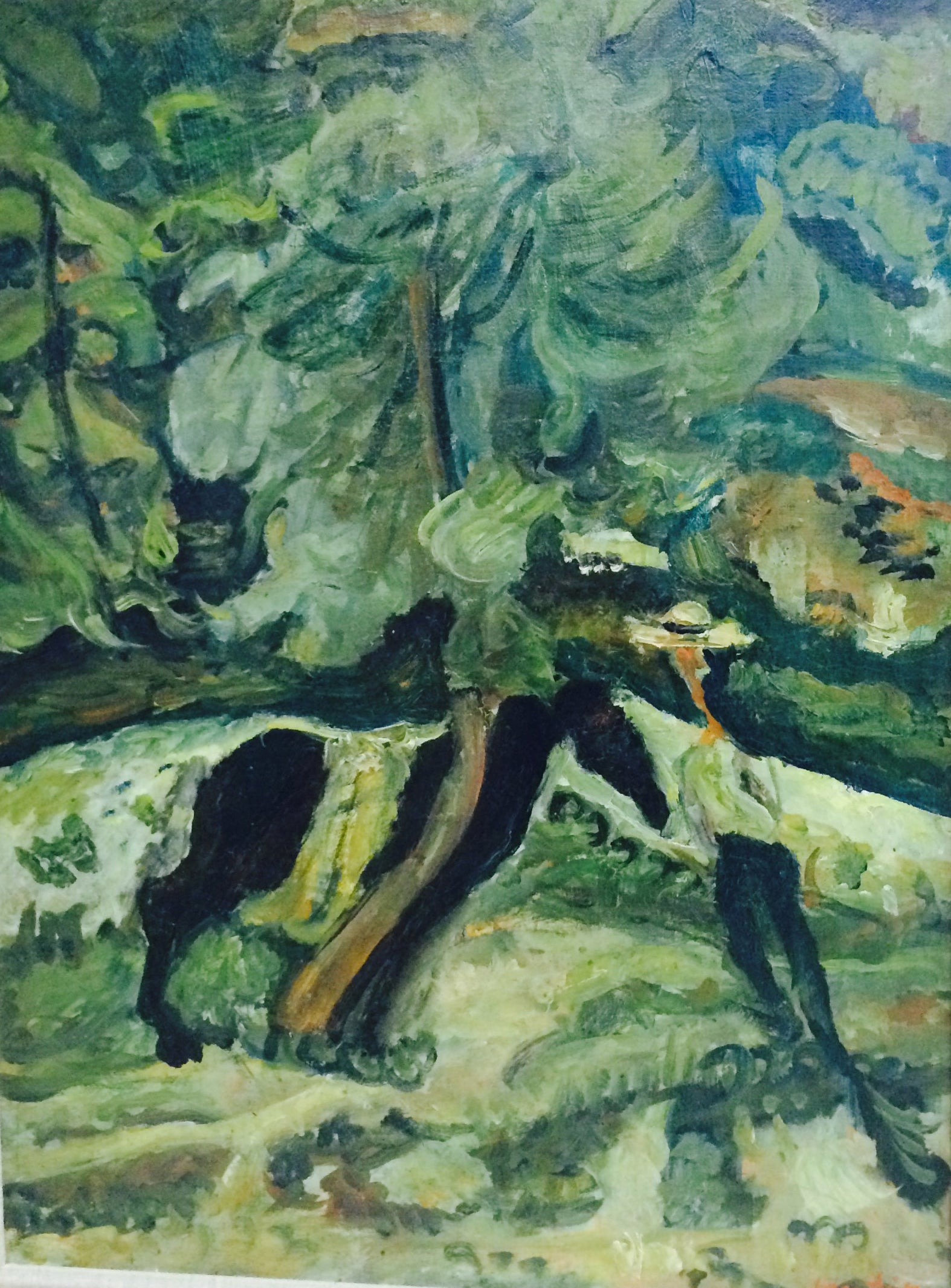 Homme avec cheval - Chaïm Soutine