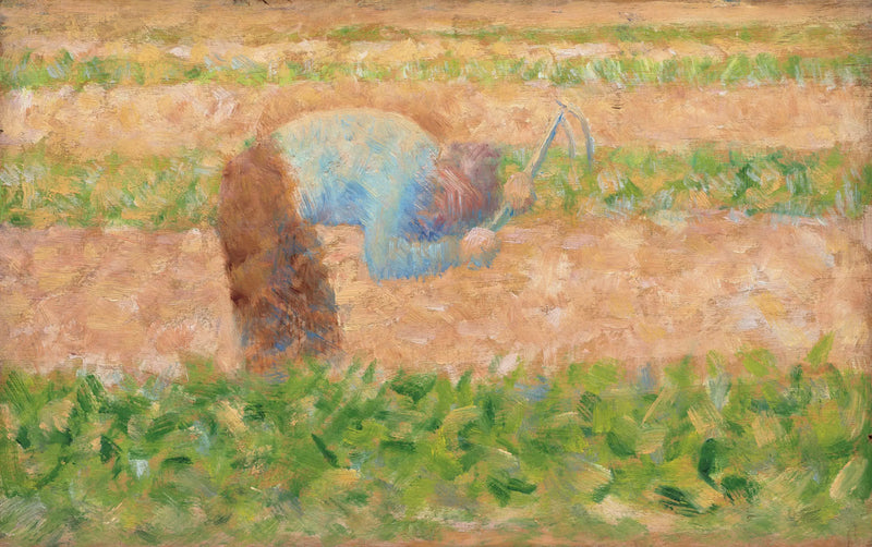 Muž s motykou - Georges Seurat