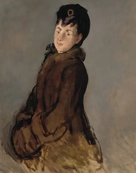 Portrét Isabelle Lemonnierové s rukávem - Édouard Manet