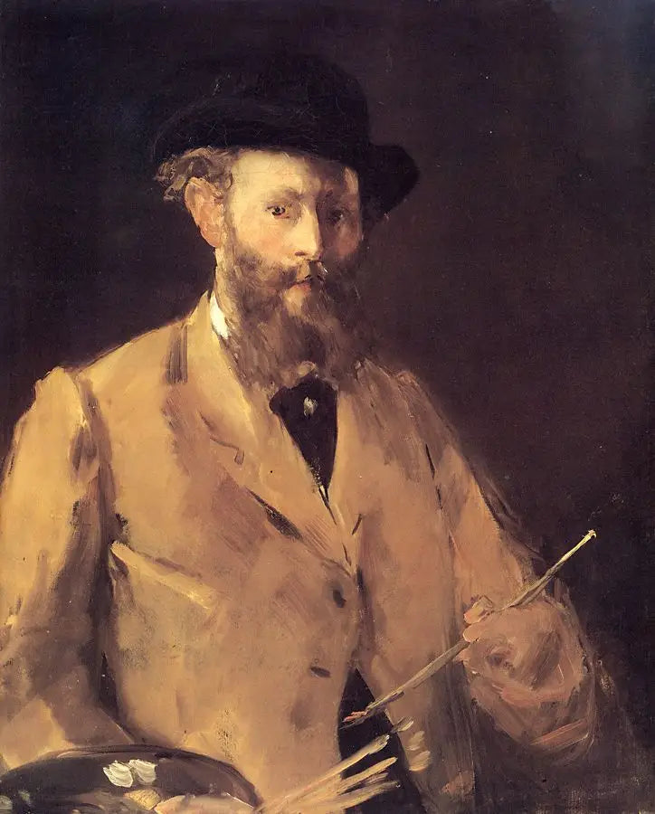 Autoportrét s paletou - Édouard Manet