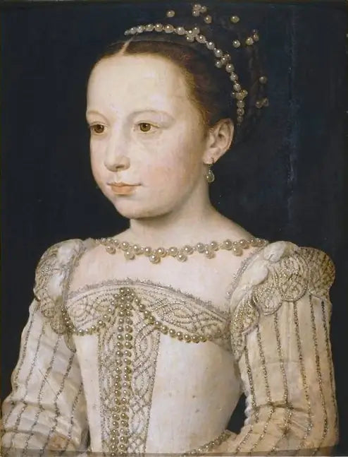 Marguerite de France (1553-1615), budoucí královna Navarry - François Clouet
