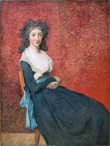 Reproduction du tableau « Madame Charles-Louis Trudaine, née Marie-Louise Micault de Courbeton - Jacques-Louis David » par Alpha Reproduction en peinture à l’huile