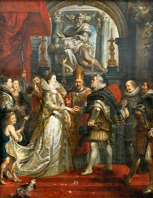 Mariage par procuration de Marie de Médicis et de Henri IV à Florence le 5 octobre 1600 - Peter Paul Rubens
