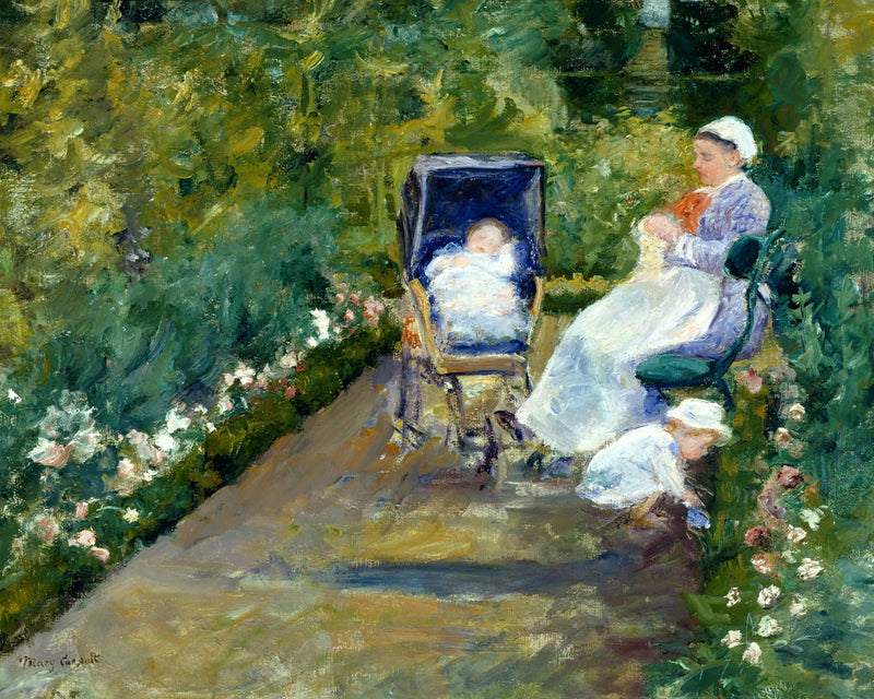 Děti v zahradě (Chůva) - Mary Cassatt