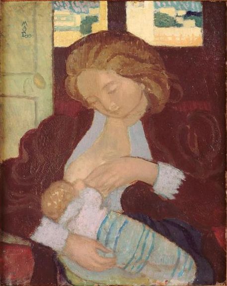 Maternité aux manchettes de dentelle - Maurice Denis