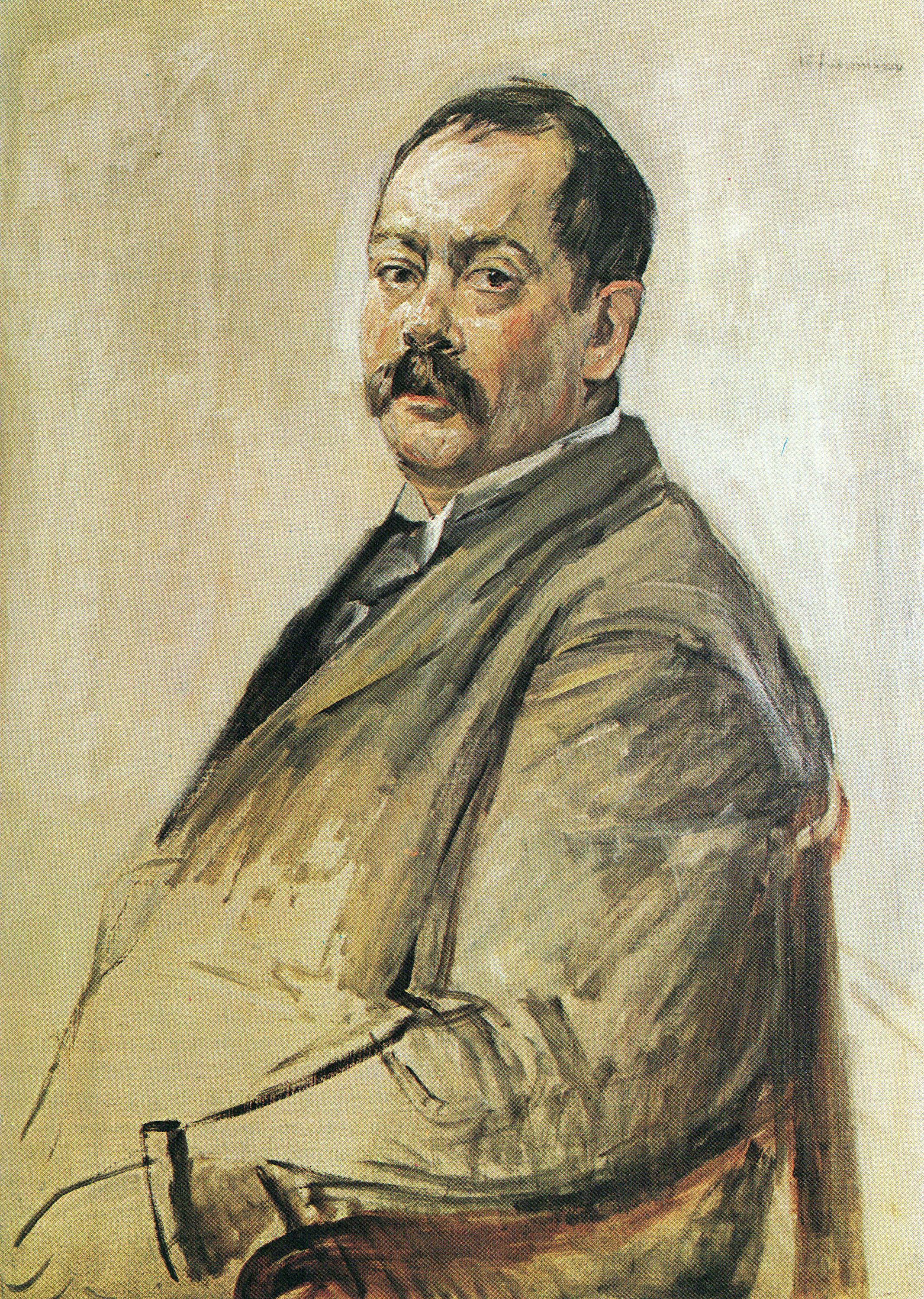 Portrét malíře Lovise Corintha - Max Liebermann