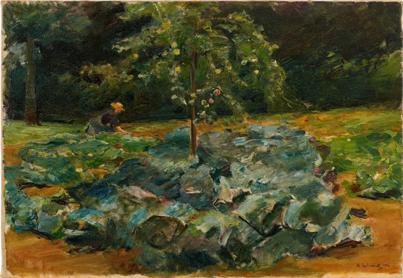 Zeleninové pole v zahradě Wannsee - Max Liebermann