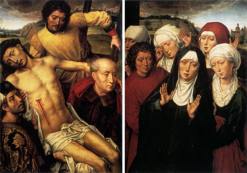 Diptyk s depozicí - Hans Memling
