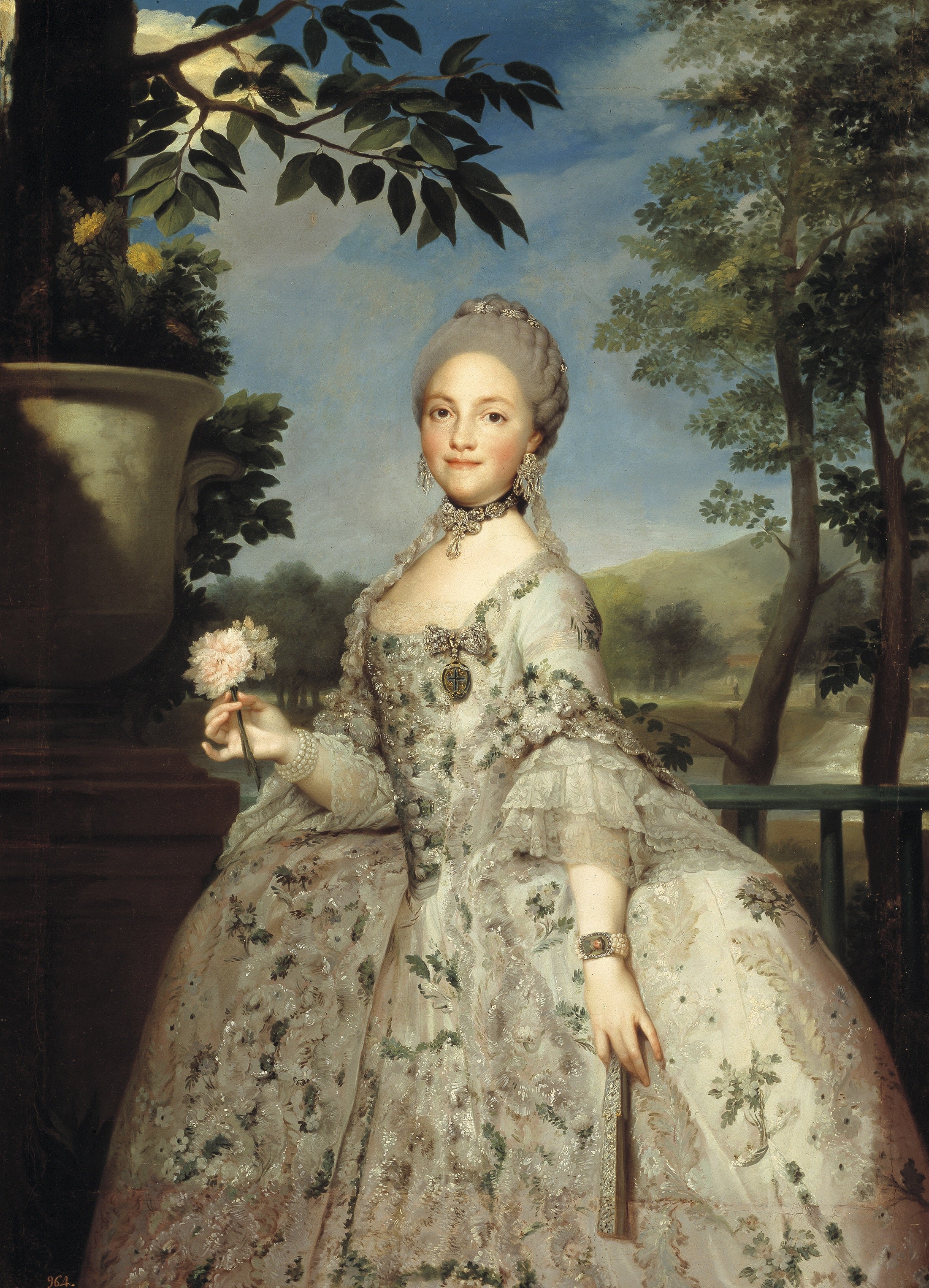 María Luisa de Parme, princesse des Asturies - Anton Raphael Mengs