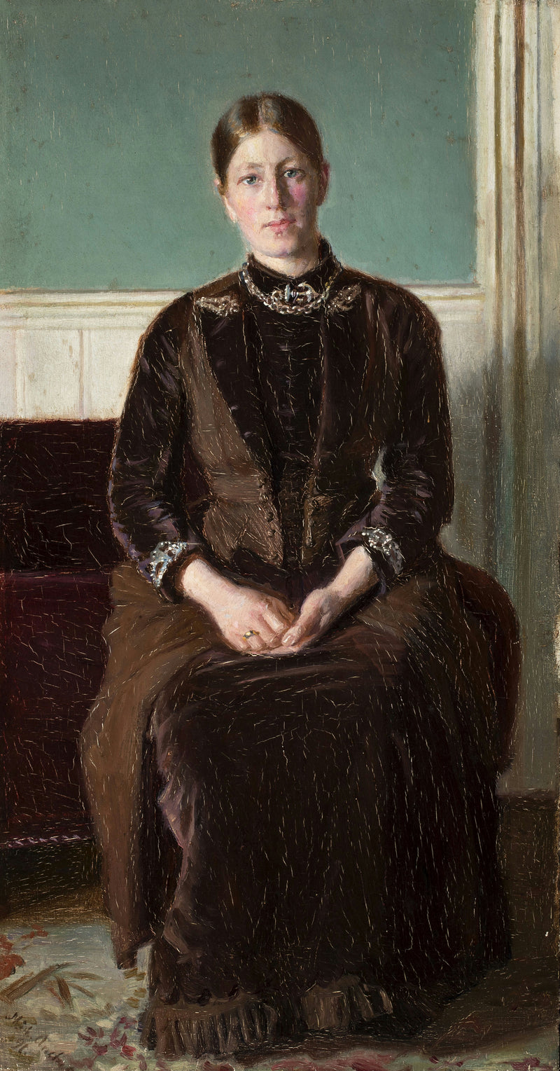 Anna Ancher seděla v severní místnosti. -Michael Peter Ancher