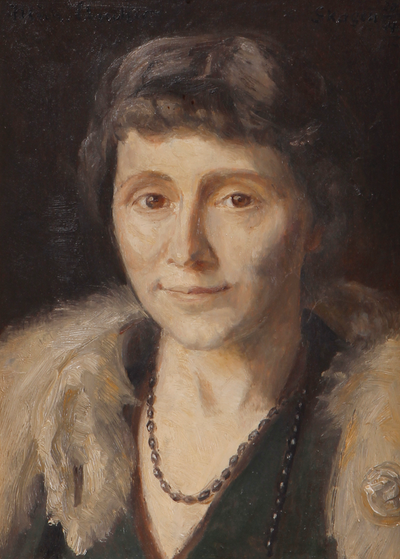 Portrait de Cornelia Elisabeth Bech. - Michael Peter Ancher - Alpha Reproduction