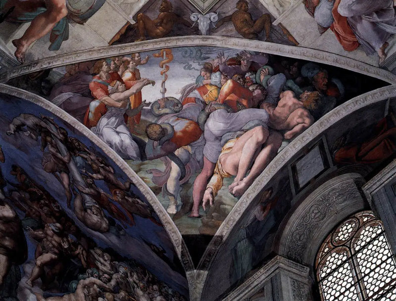 Bronzový had - Michelangelo