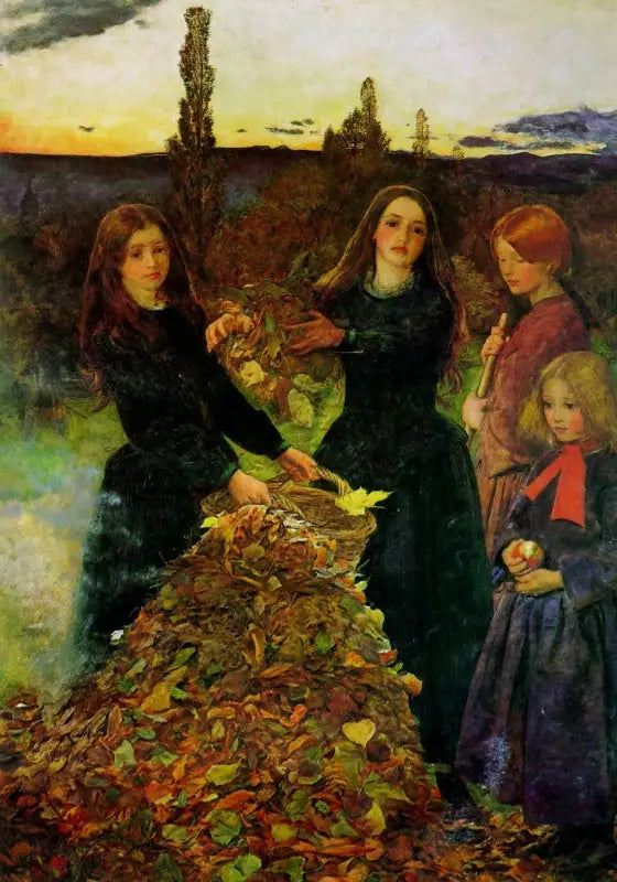 Podzimní listí - John Everett Millais