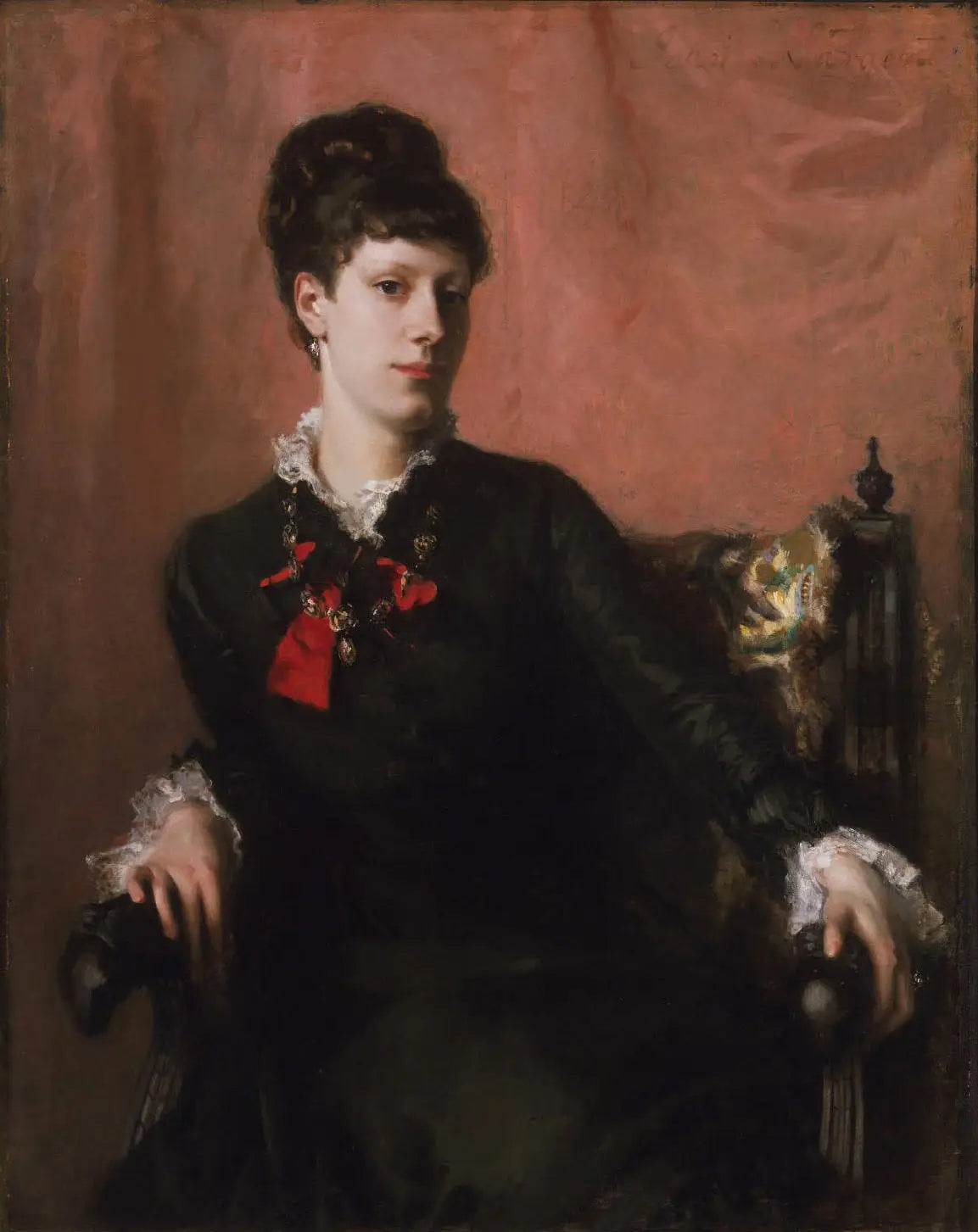 Reproduction du tableau « Portrait de Frances Sherborne Ridley Watts - John Singer Sargent » par Alpha Reproduction en peinture à l’huile