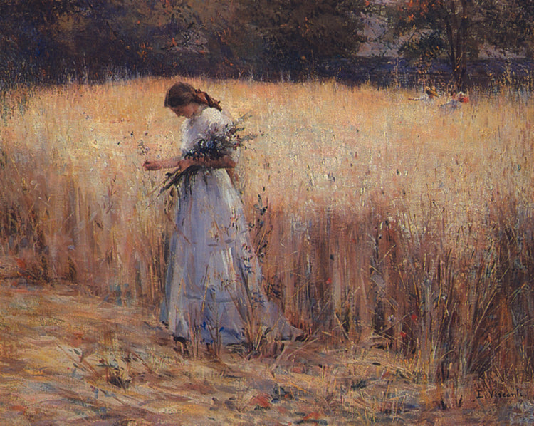 Moça no trigal - Eliseu Visconti