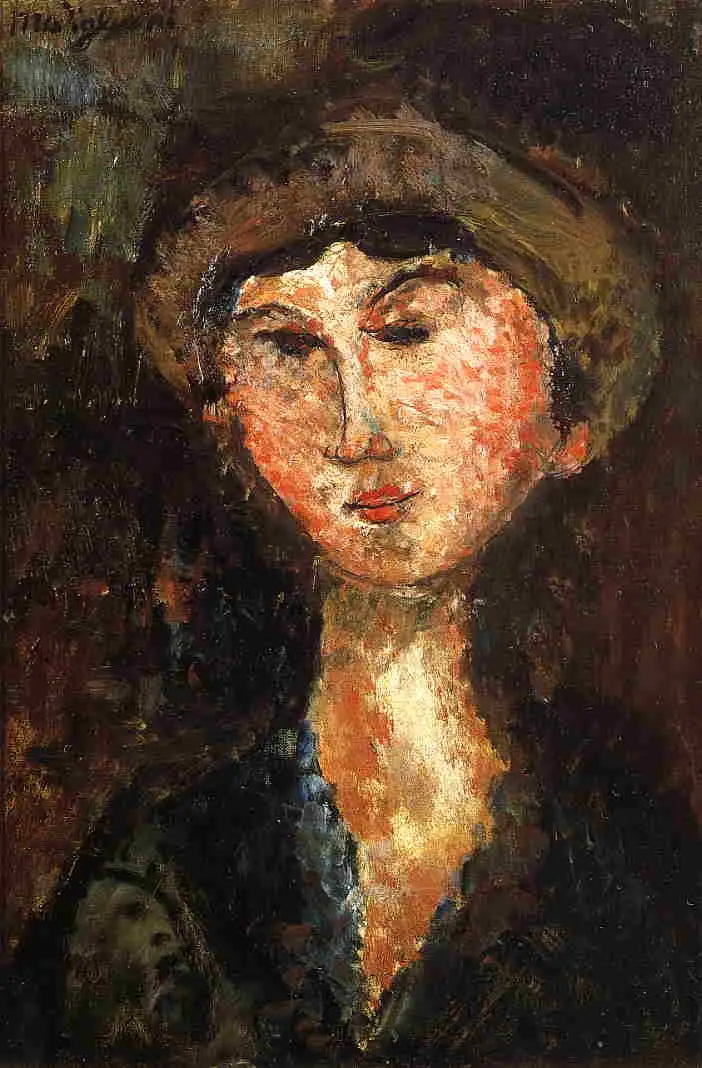 Portrét Béatrice Hastings - Amedeo Modigliani
