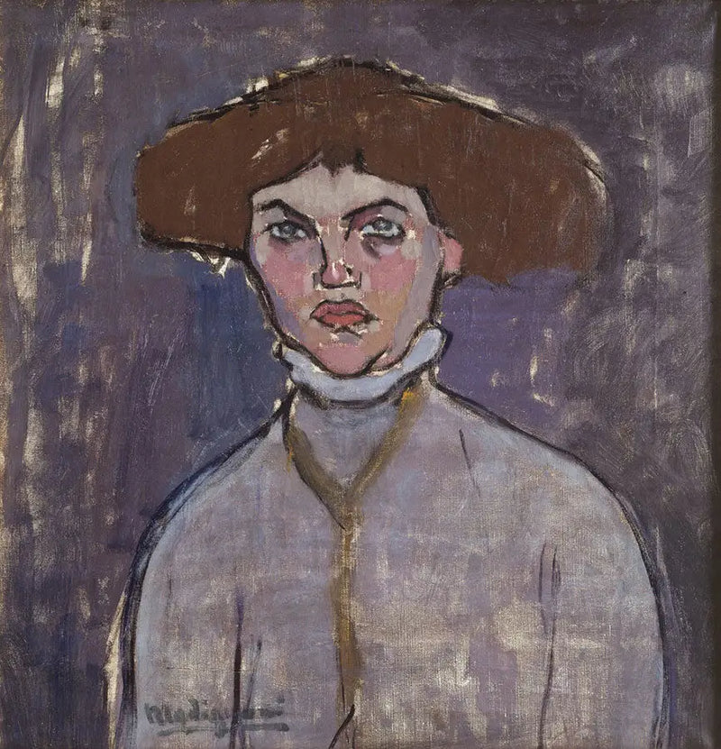 Busta mladé ženy - Amedeo Modigliani