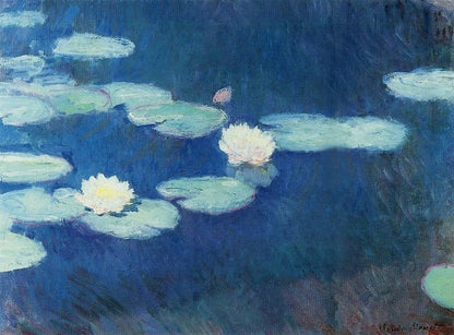 Modré lekníny – Claude Monet (kolem roku 1906)