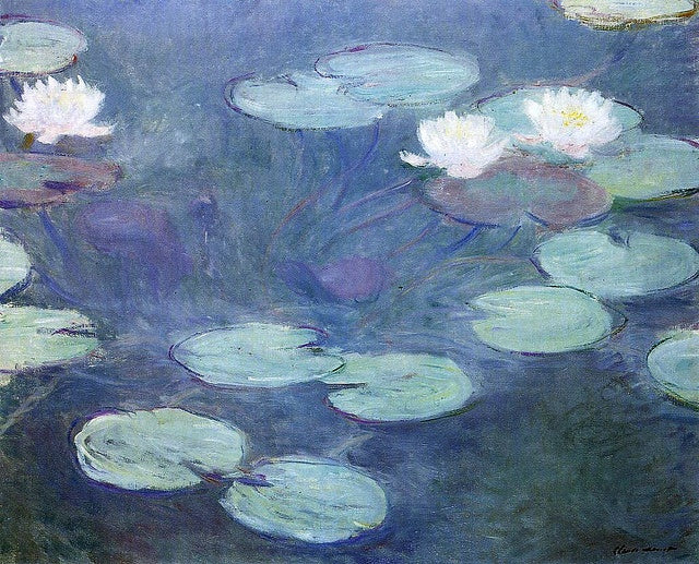 Světlé lekníny – Claude Monet (kolem roku 1907)
